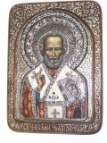 Живописная икона Николай Чудотворец