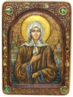 Живописная икона Ксения Петербургская