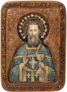 Живописная икона Иоанн Кронштадтский